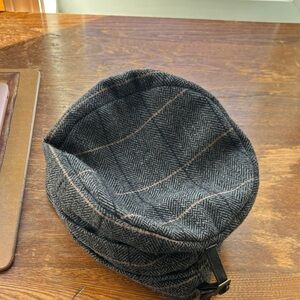 August Hats Black and Brown Striped Women's Hat